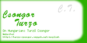 csongor turzo business card