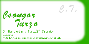 csongor turzo business card